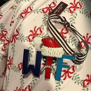 Henri Bendel WTF “WHY THE FROWN” Ornament